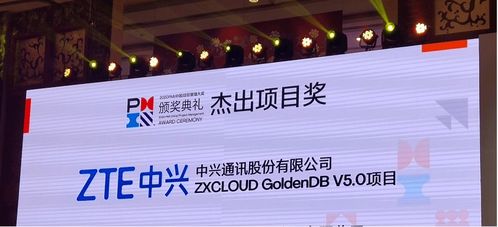 中興通訊GoldenDB榮膺2020年P(guān)MI中國(guó)項(xiàng)目管理大獎(jiǎng)，通訊產(chǎn)品研發(fā)再創(chuàng)佳績(jī)